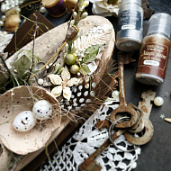 Винтажный кролик - фото