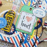 Travel-альбом "Чемодан" из коллекции European Holidays от Юлии MITRA. - фото