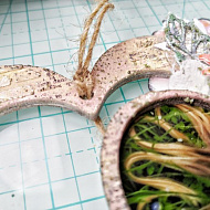 Декор для комнаты из деревянной заготовки - фото