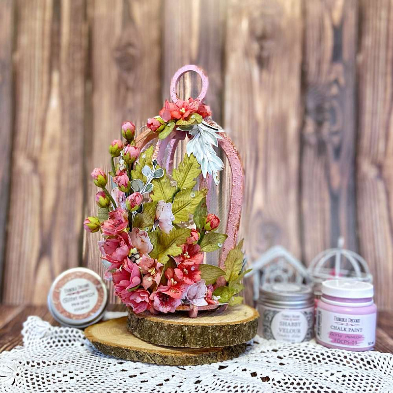 Bird Cage Decorated with Flowers. Tutorial - фото Bird Cage Decorated with Flowers. Tutorial - фото