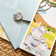 Вітальна листівка для хлопчика - фото