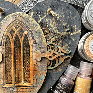 Композиція на стіну у готичному стилі - фото