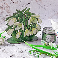 Салфетница "Подснежники" - фото