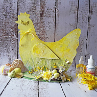 Декор для Пасхального стола "Курочка". Мастер-класс. - фото