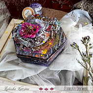 Миксмедийная подарочная коробка. Мастер класс от Наташи Курзиной - фото