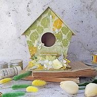 Декорируем заготовку "Скворешник". Мастер-класс. - фото