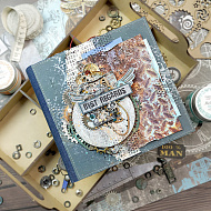 Мини-альбом в мужском стиле. Вдохновение от Елены Ющенко. - фото Мини-альбом в мужском стиле. Вдохновение от Елены Ющенко. - фото