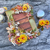 ДЕКОР ОСІННЬОЇ РАМКИ ДЛЯ ФОТО З КОЛЕКЦІЄЮ BRIGHT AUTUMN - фото