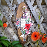 Панно из спила дерева от Светланы Ярмусевич - фото