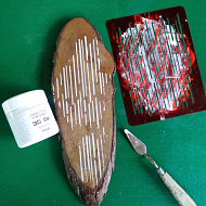 Панно из спила дерева от Светланы Ярмусевич - фото