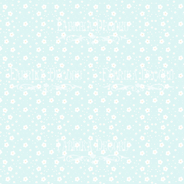 Double-sided scrapbooking paper set Sweet baby girl 8”x8”, 10 sheets - foto 11