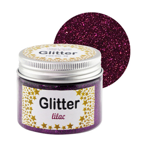 Glitter, Farbe Flieder, 50 ml - Fabrika Decoru