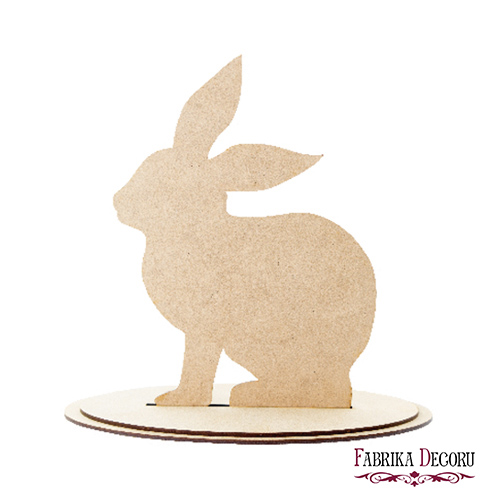 Rohling für Dekoration "Bunny" #246 - Fabrika Decoru