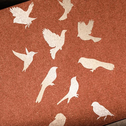 Stencil for crafts 15x20cm "Birds" #091 - foto 0