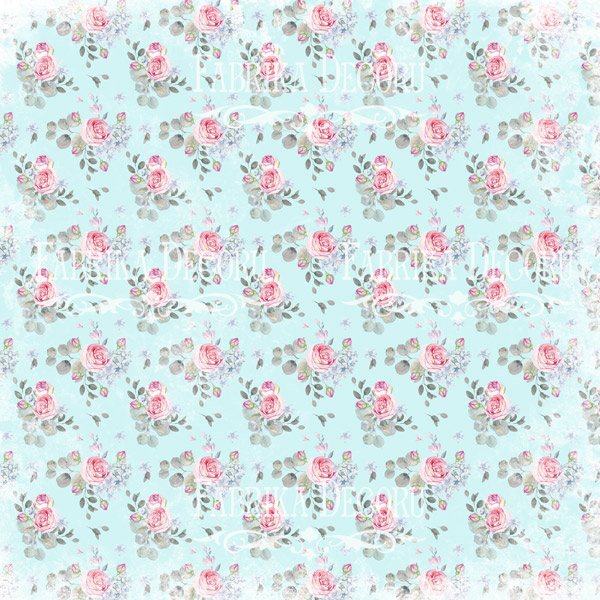Double-sided scrapbooking paper set Shabby garden 12"x12" 10 sheets - foto 7