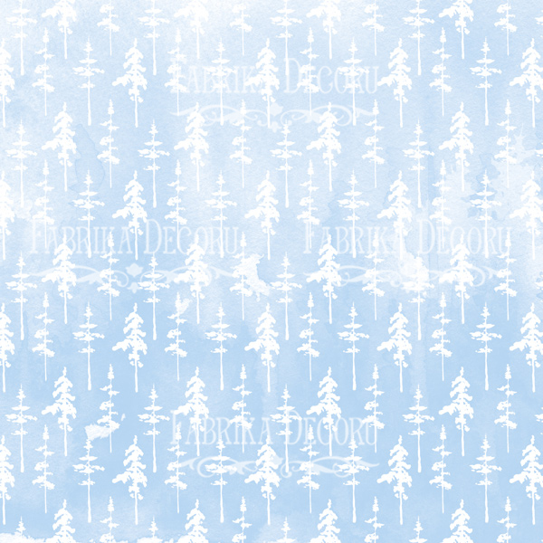 Набор бумаги для скрапбукинга "Winter melody" 20x20 см, 10 листов - Фото 2