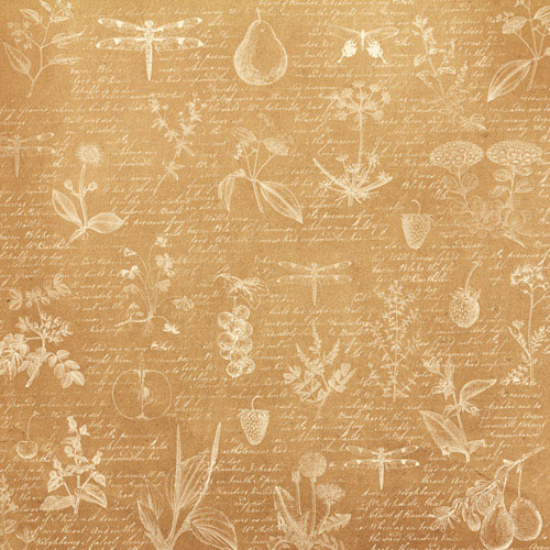 Набор бумаги для скрапбукинга Summer botanical diary 20x20 см, 10 листов - Фото 3