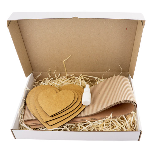 Set of gift boxes Kraft in Eco style, Heart-1, #13 - foto 1