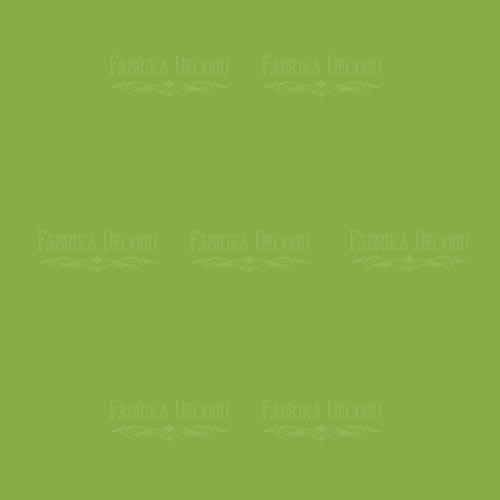 Лист двусторонней бумаги для скрапбукинга Green aquarelle & Bright green  #42-06 30,5х30,5 см - Фото 0