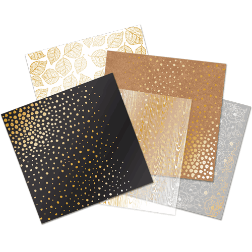 МАТЕРИАЛЫ С ТИСНЕНИЕМ ФОЛЬГОЙ материалы с тиснением фольгой