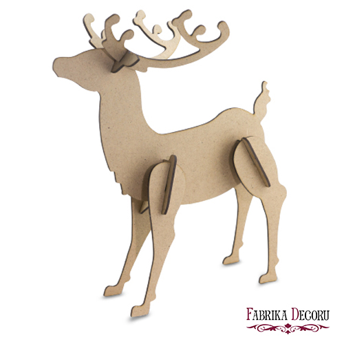Blank for decoration "Christmas deer" #114 Blank for decoration "Christmas deer" #114