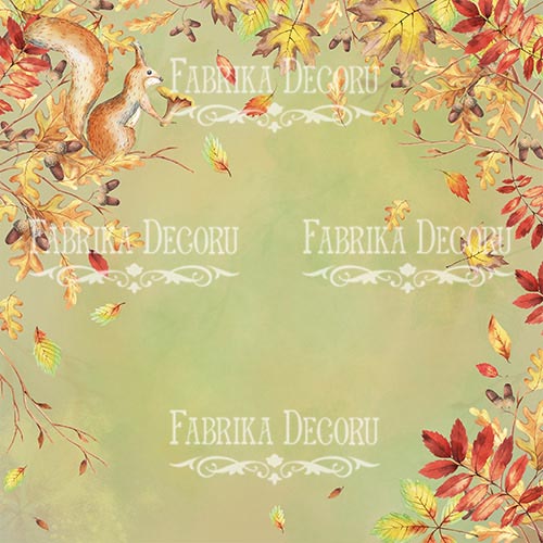 Doppelseitiges Scrapbooking-Papierset Colours of Autumn, 20 cm x 20 cm, 10 Blätter - foto 3  - Fabrika Decoru
