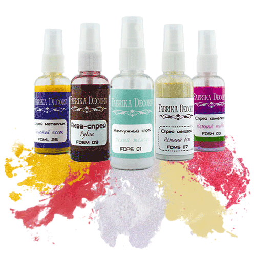 СПРЕИ спреи фабрика декору