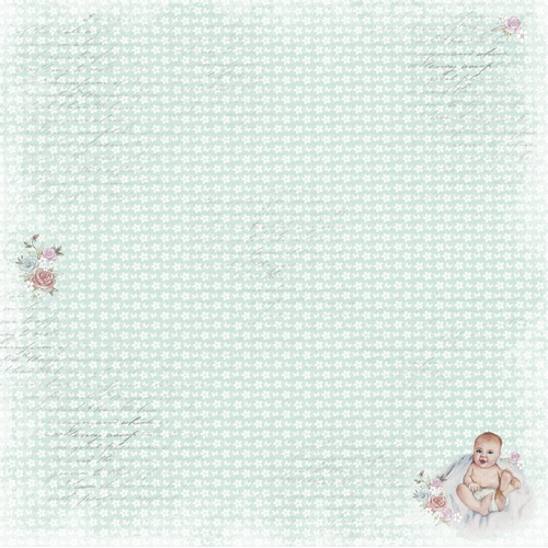 Scrapbooking paper set Baby Shabby 6"x6", 10 sheets - foto 8