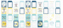 Set of stripes with pictures for decoration. Set №1 "My little baby boy" Set of stripes with pictures for decoration. Set №1 "My little baby boy"
