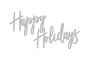 Tekturek "Happy Holidays" #460
