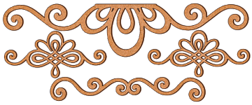 Set of MDF ornaments for decoration #15 Set of MDF ornaments for decoration #15