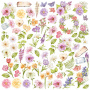 Double-sided scrapbooking paper set Spring inspiration 12"x12", 10 sheets - 11