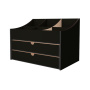 Schreibtisch-Organizer-Set für kosmetische Accessoires, Montiert, Bijouterie oder Schreibwaren, 326mm х 239mm х 216mm, #375