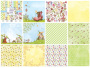 Double-sided scrapbooking paper set Happy mouse day 12"x12", 10 sheets - 0
