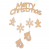 Blank for decoration "Merry Christmas" #178
