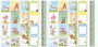 Double-sided scrapbooking paper set Happy mouse day 12"x12", 10 sheets - 12