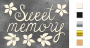 Spanplatten-Set "Süße Erinnerung" #195