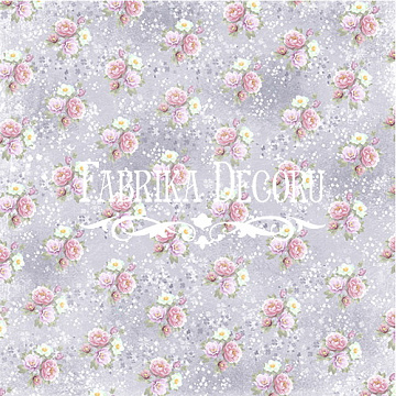 Sheet of double-sided paper for scrapbooking Shabby Dreams #4-06 12"x12"