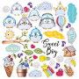 Double-sided scrapbooking paper set My tiny sparrow boy 8"x8" 10 sheets - 11 Double-sided scrapbooking paper set My tiny sparrow boy 8"x8" 10 sheets - 11