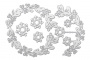 набор чипбордов веточки со снежинками 10х15 см #631 