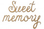 Zestaw tekturek "Sweet memory" #195