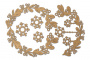 набор чипбордов веточки со снежинками 10х15 см #631 